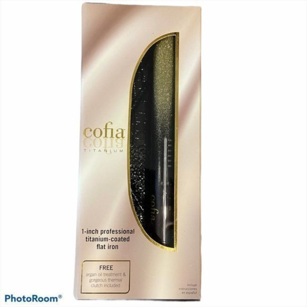 NWT COFIA Black Gold Hair‎ Straightener